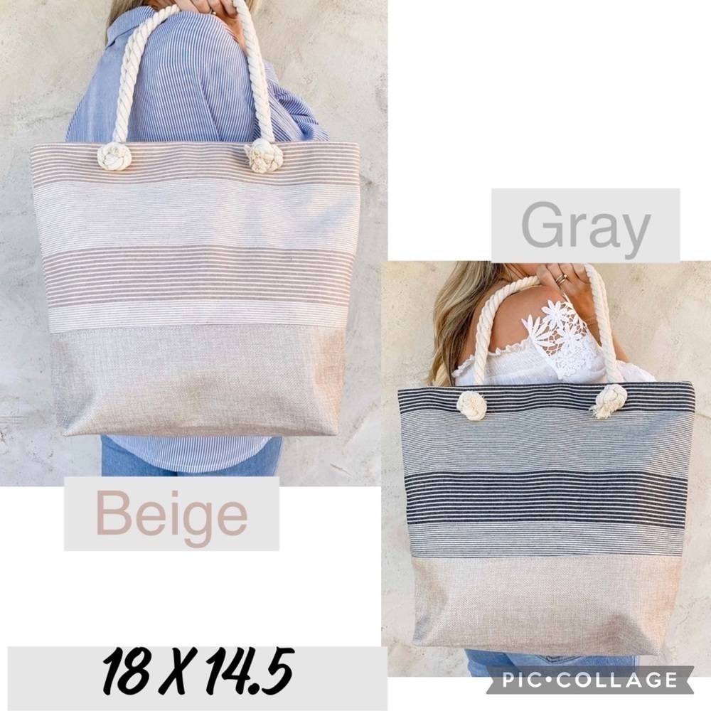 Ready for the 🏖 Beach/Pool. Tote Bags w/Zipper - Picture 7 of 7